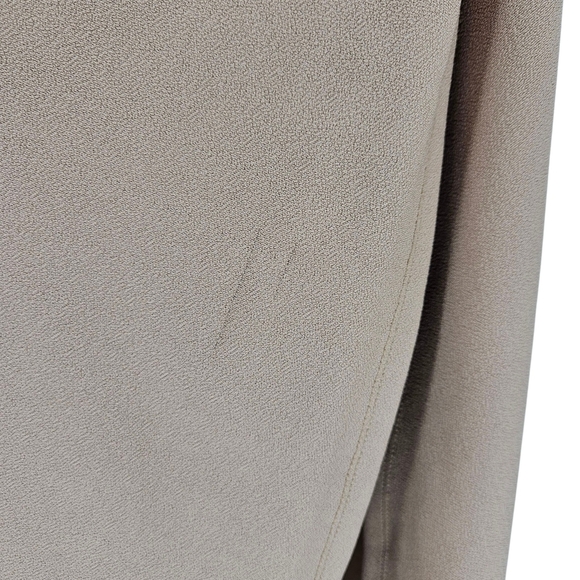 Anthropologie Maya Midi Sheath Dress Cedar Brown Sleeveless Ruched Petite PM - Picture 7 of 11